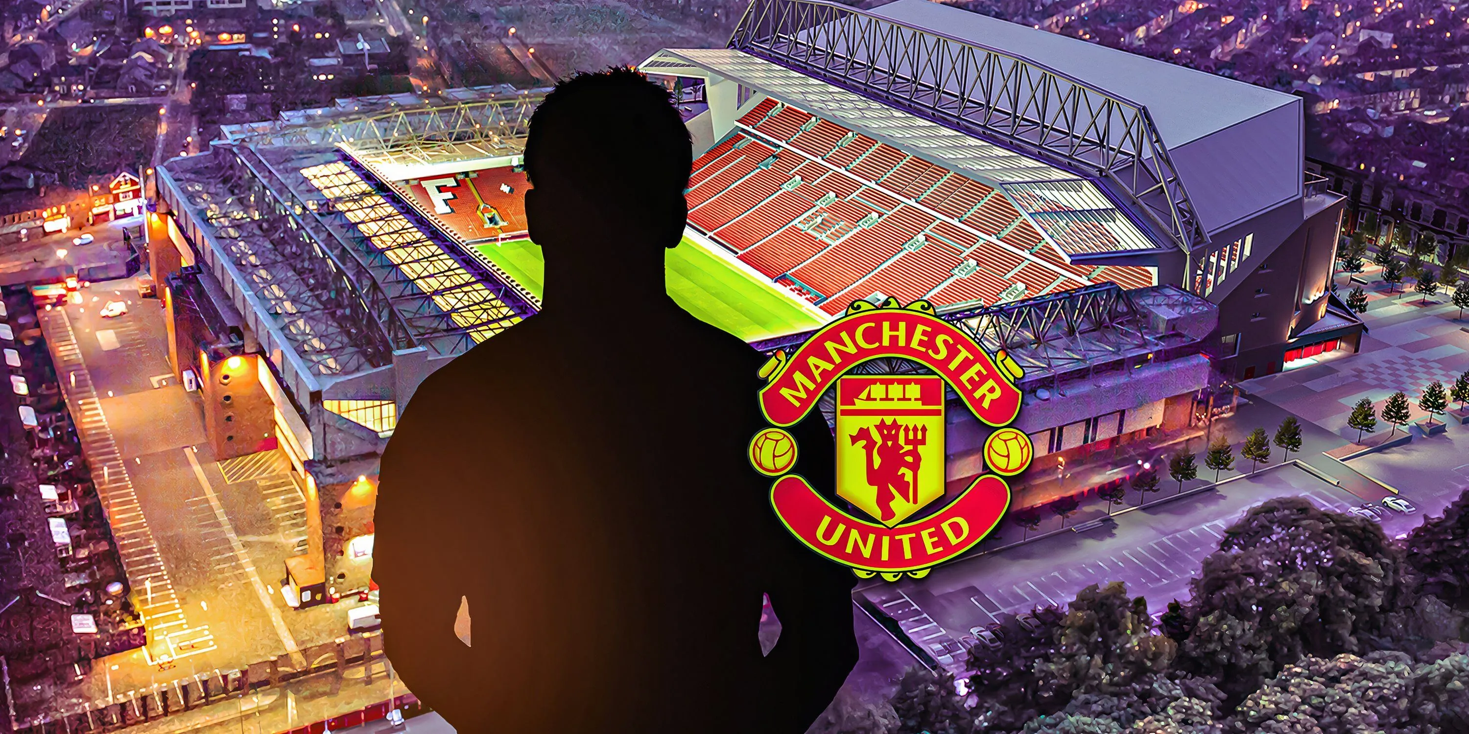 Bóng hình Michael Owen bên ngoài sân vận động Anfield, biểu tượng cho sự xa cách với CLB cũ Liverpool.