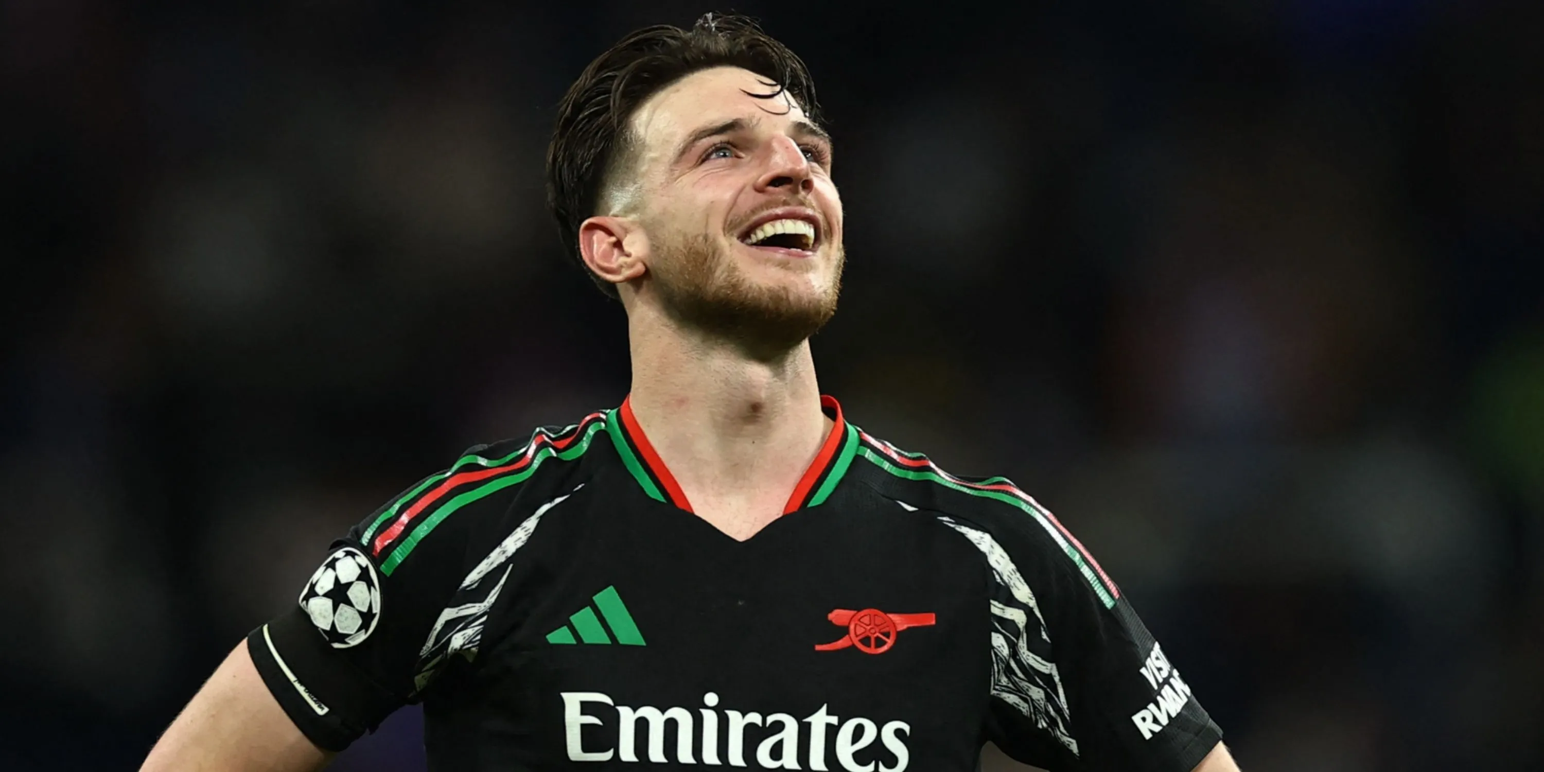 Declan Rice ăn mừng bàn thắng quan trọng cho Arsenal