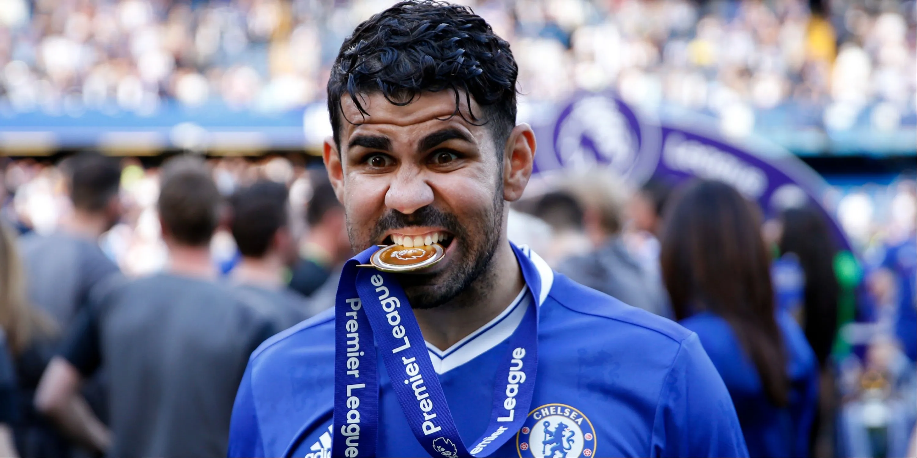 Tiền đạo Diego Costa thời còn thi đấu cho Chelsea