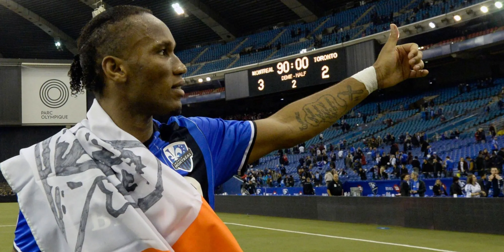 Didier Drogba, tiền đạo Montreal Impact, giao lưu với người hâm mộ