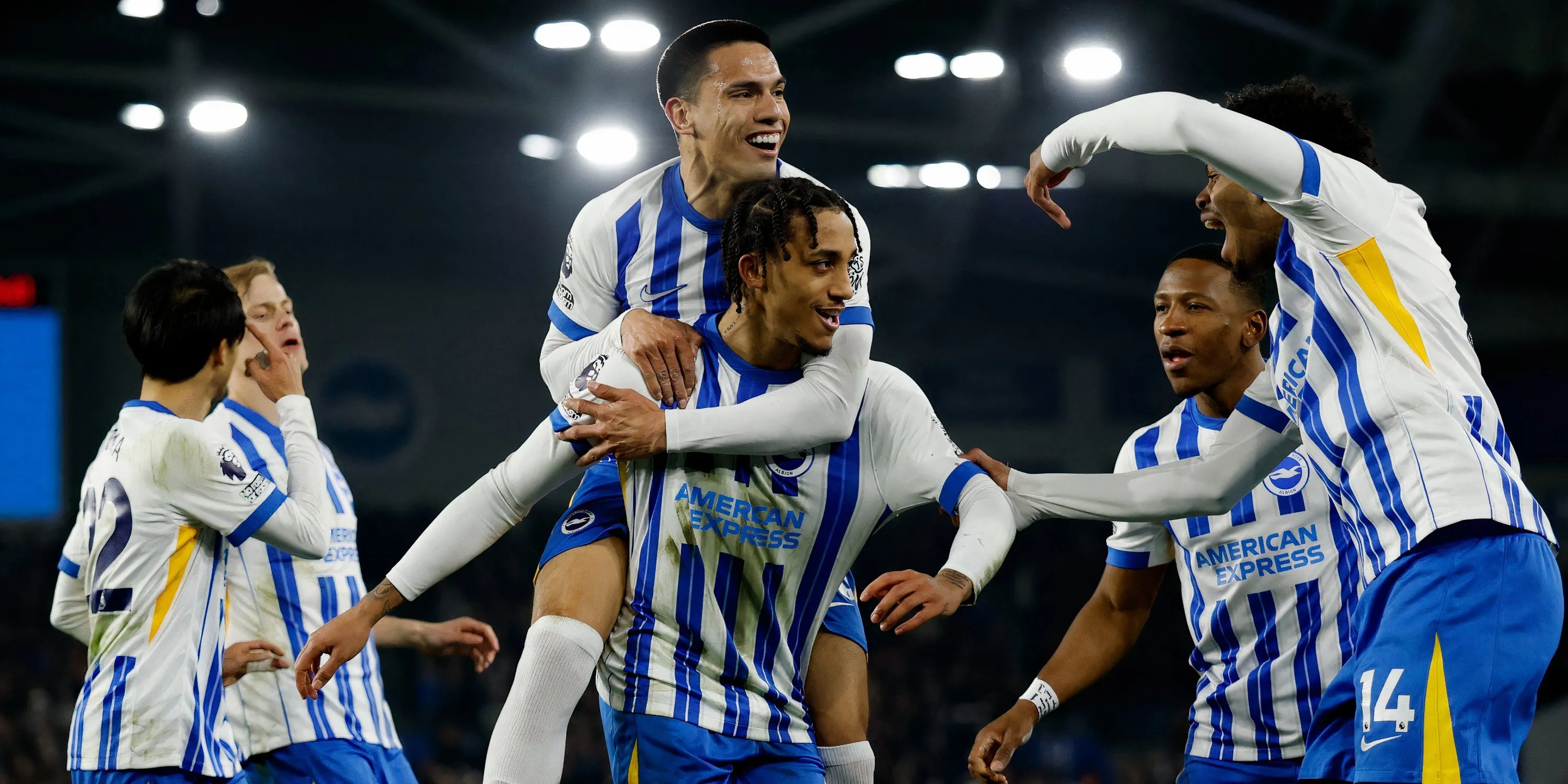 Joao Pedro, tiền đạo đang khoác áo Brighton & Hove Albion và là mục tiêu chuyển nhượng của Aston Villa