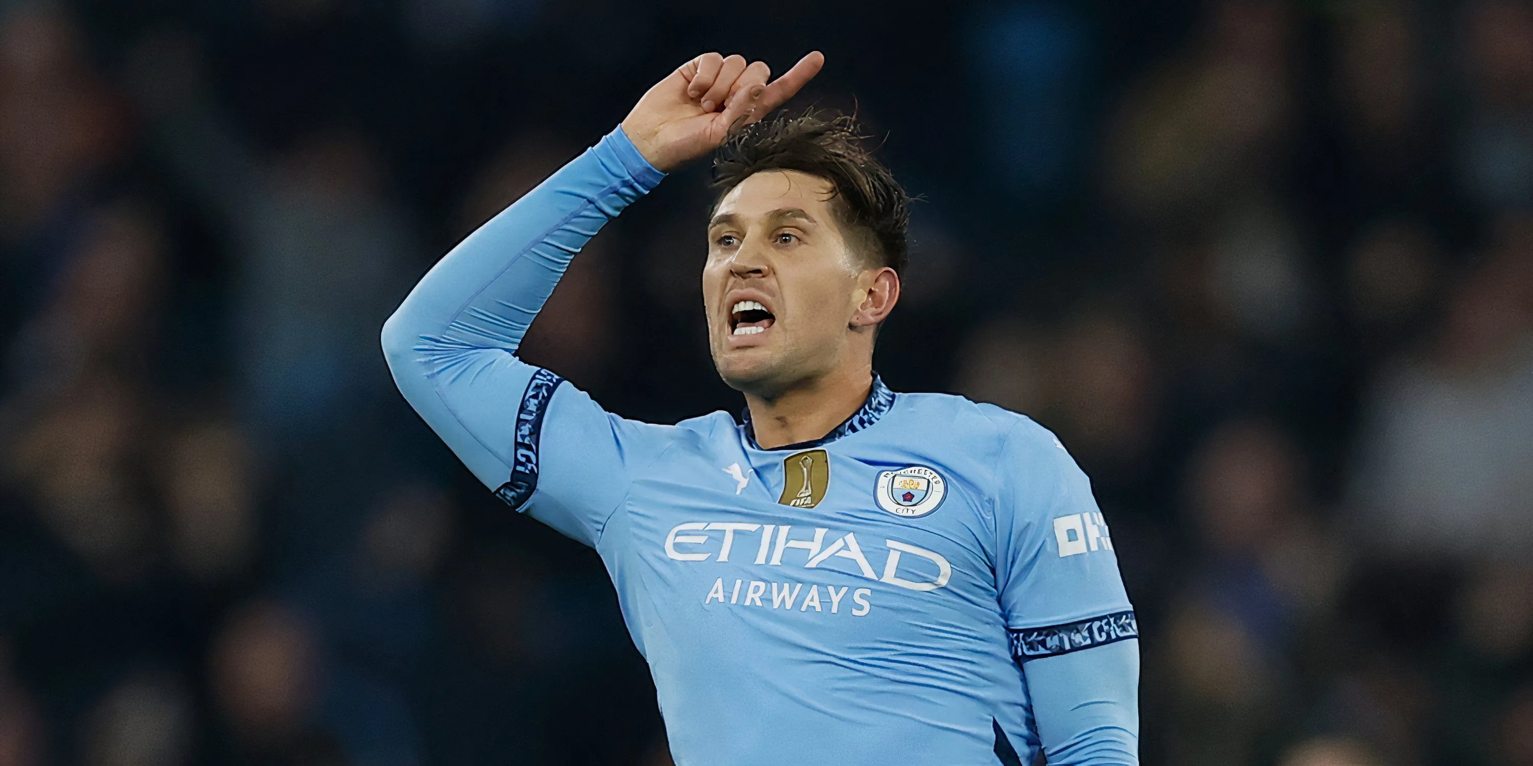 John Stones trong màu áo Manchester City thi đấu tại Premier League