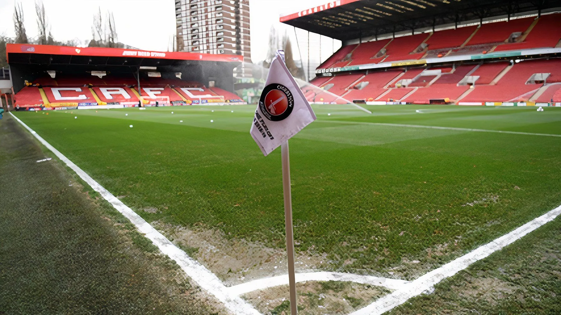 Sân vận động The Valley của Charlton Athletic sẵn sàng cho trận lượt về play-off