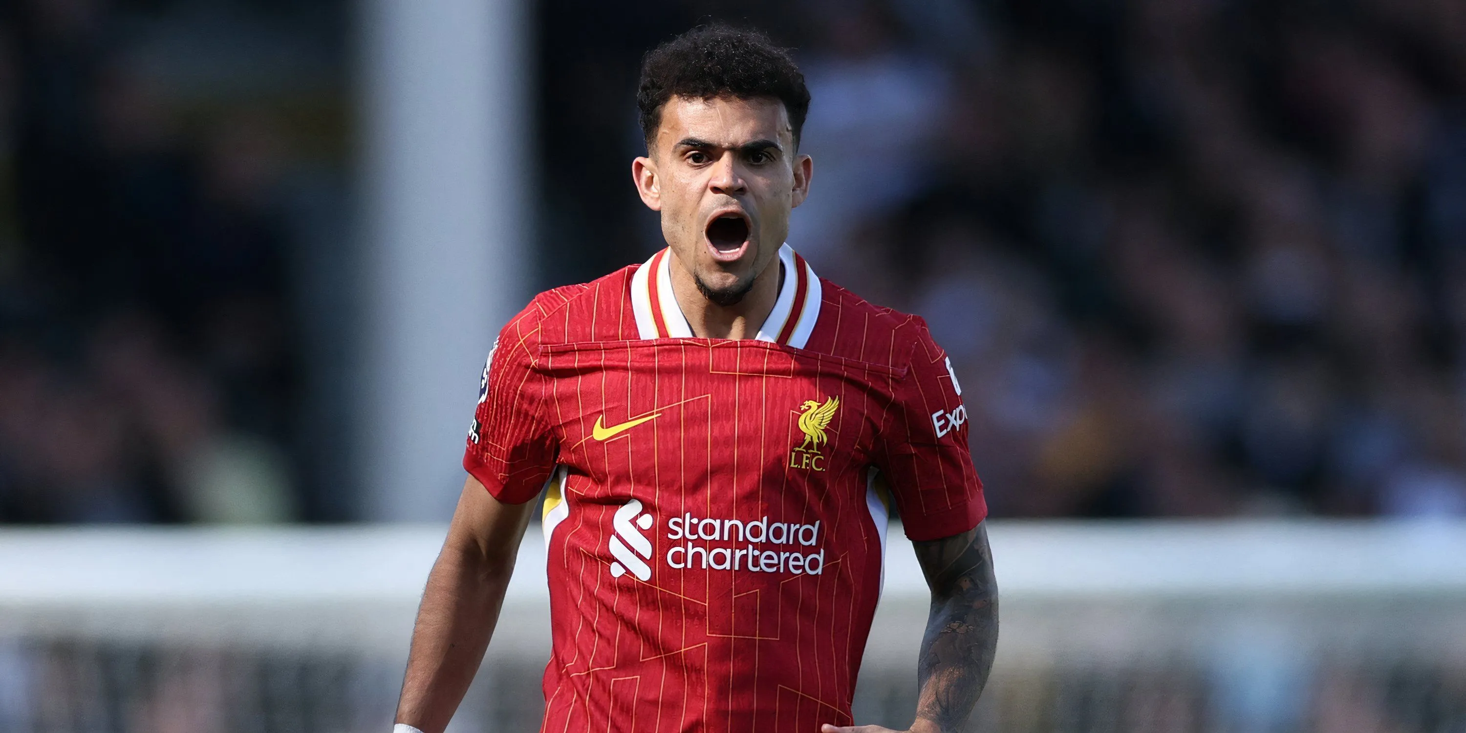 Tiền đạo Liverpool Luis Diaz