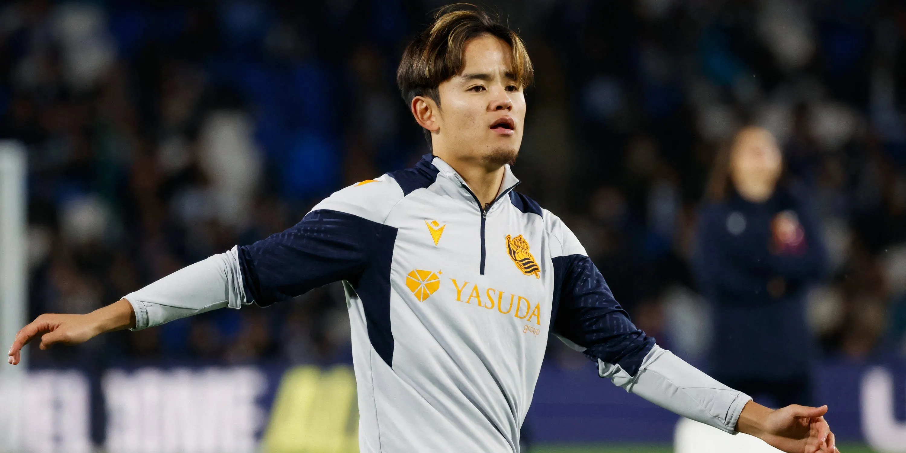 Tiền đạo Takefusa Kubo của Real Sociedad, mục tiêu 50 triệu bảng của Arsenal.
