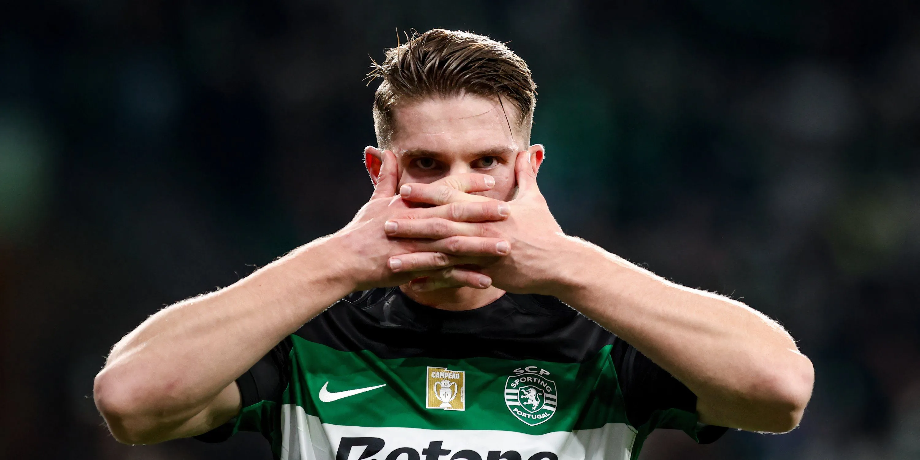Tiền đạo Viktor Gyokeres trong màu áo Sporting CP