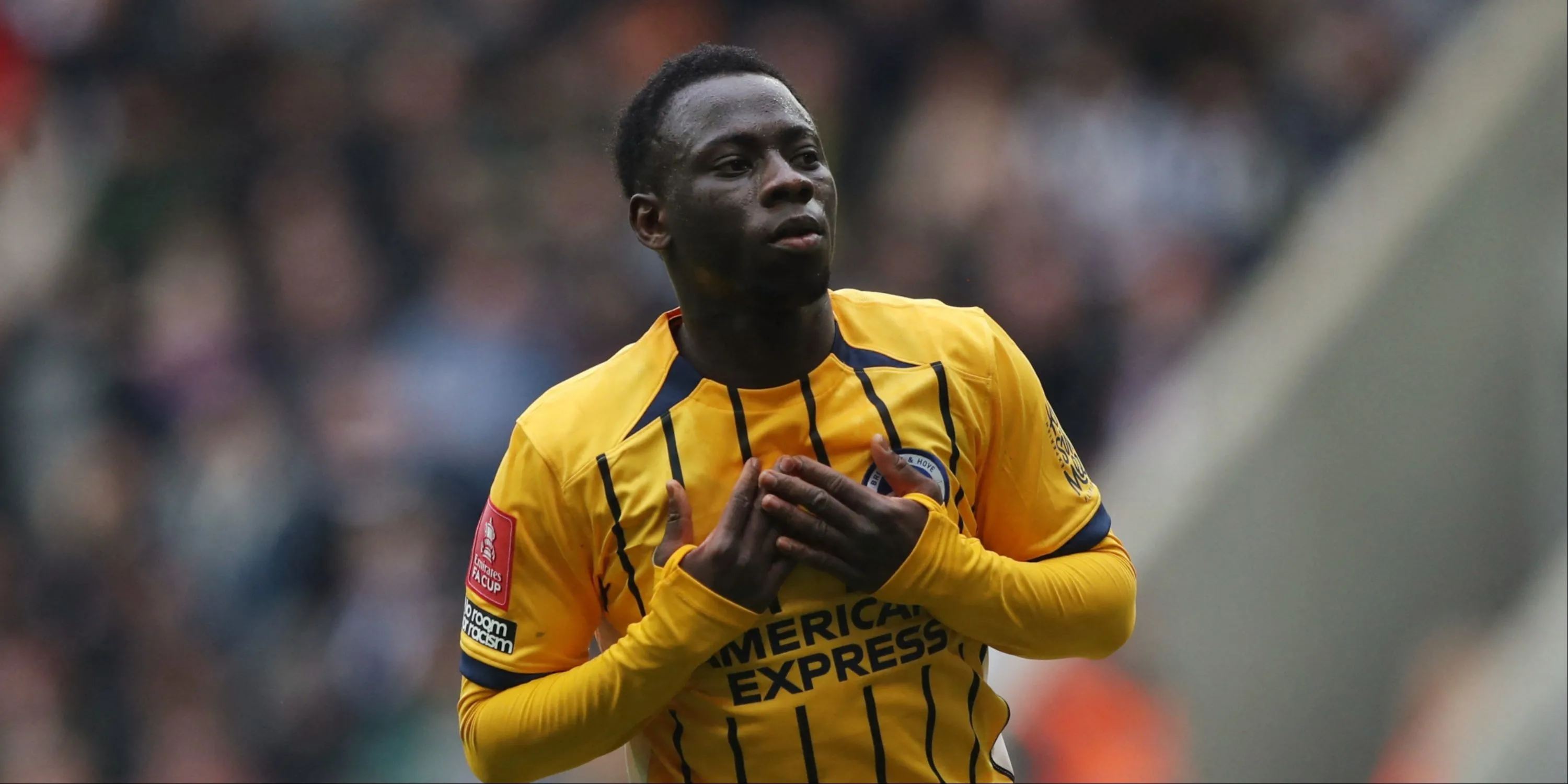 Yankuba Minteh trong màu áo Brighton