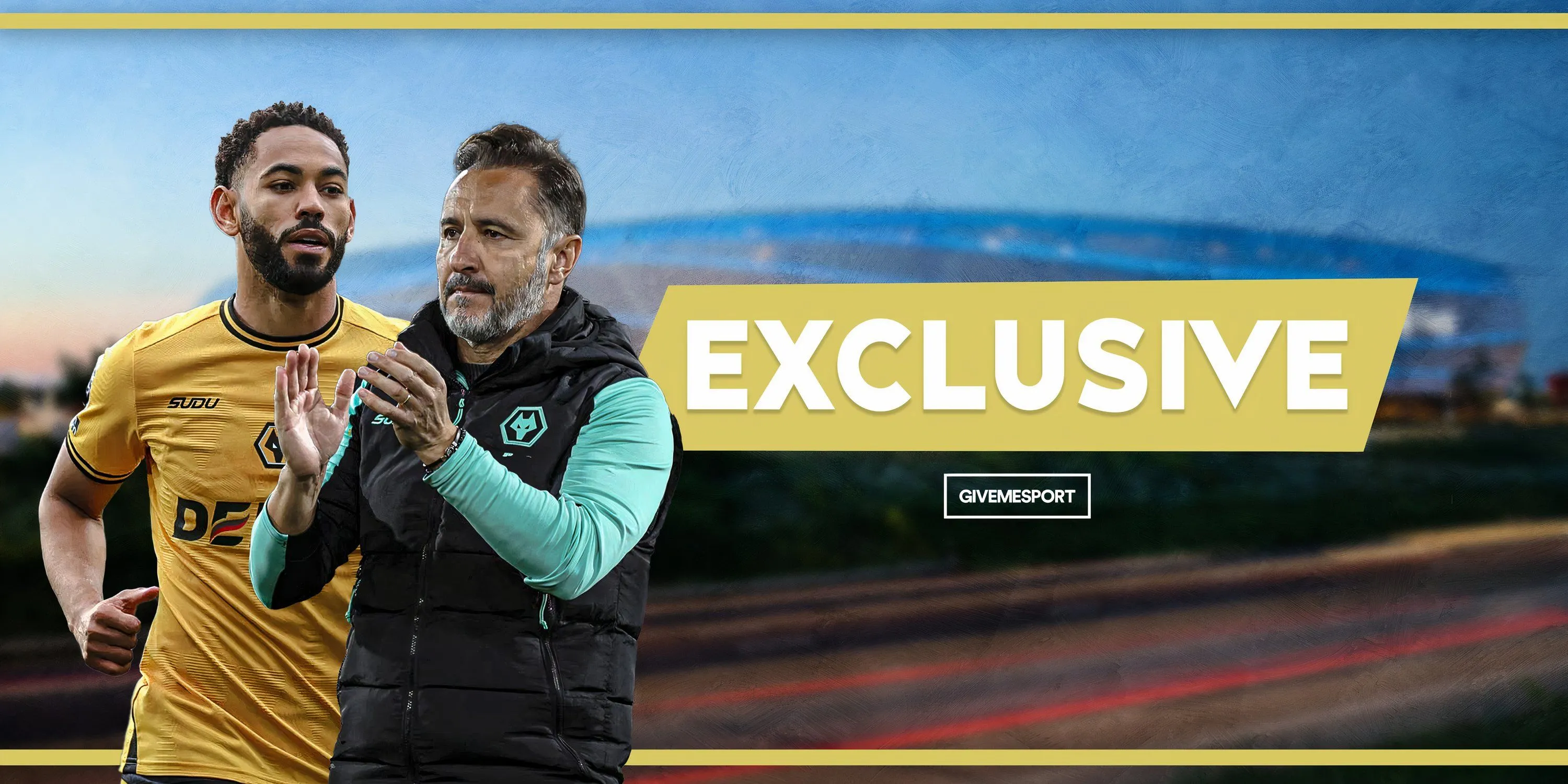 HLV Vitor Pereira và tiền đạo Matheus Cunha của Wolverhampton Wanderers