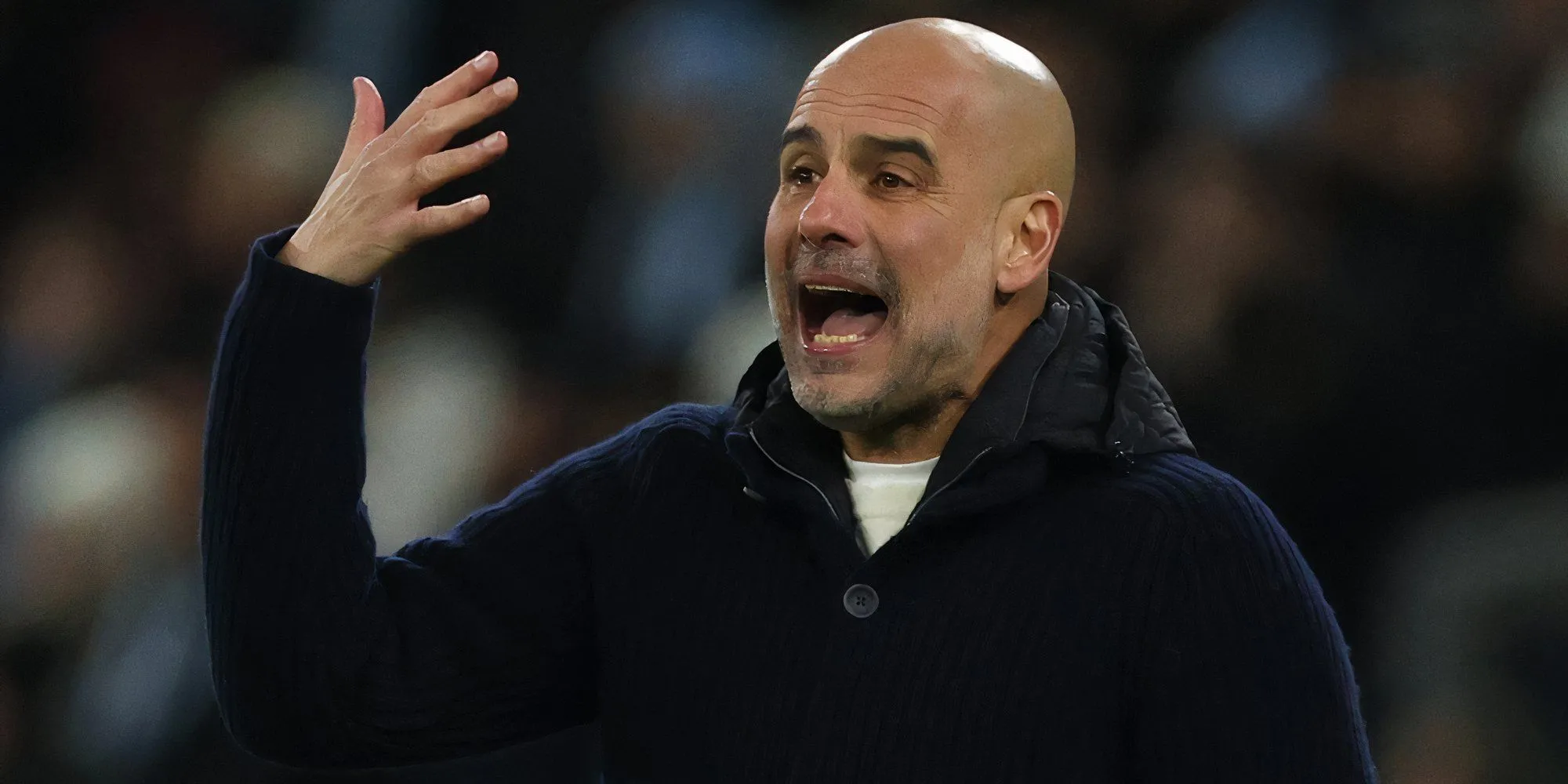 Huấn luyện viên Pep Guardiola của Manchester City