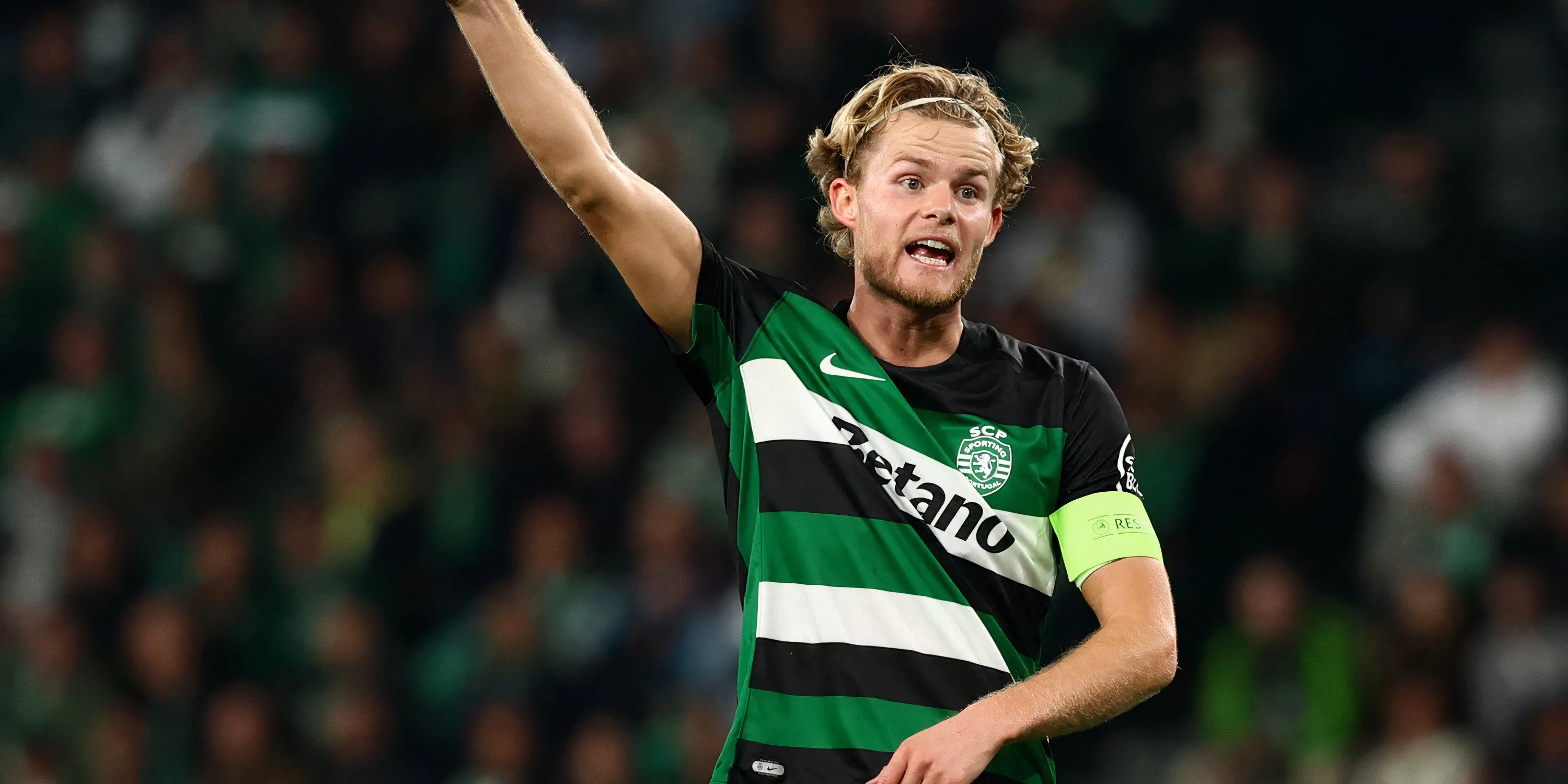 Morten Hjulmand thi đấu cho Sporting Lisbon