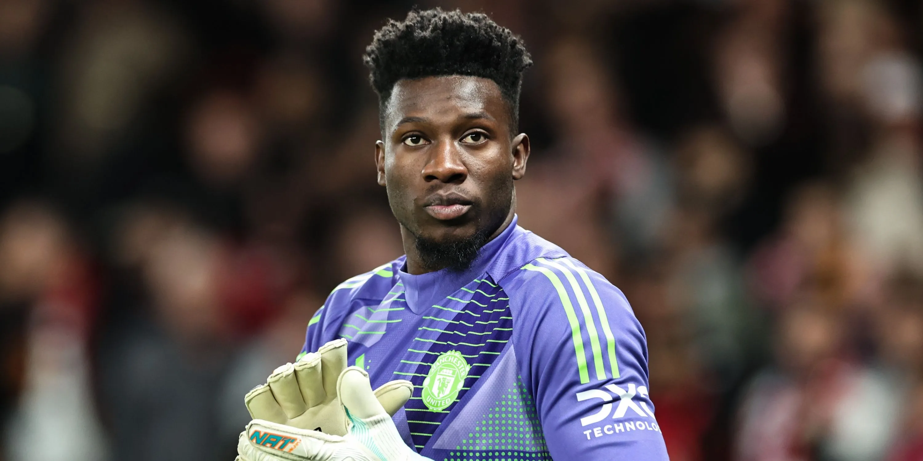 Thủ môn Andre Onana trong màu áo Manchester United.