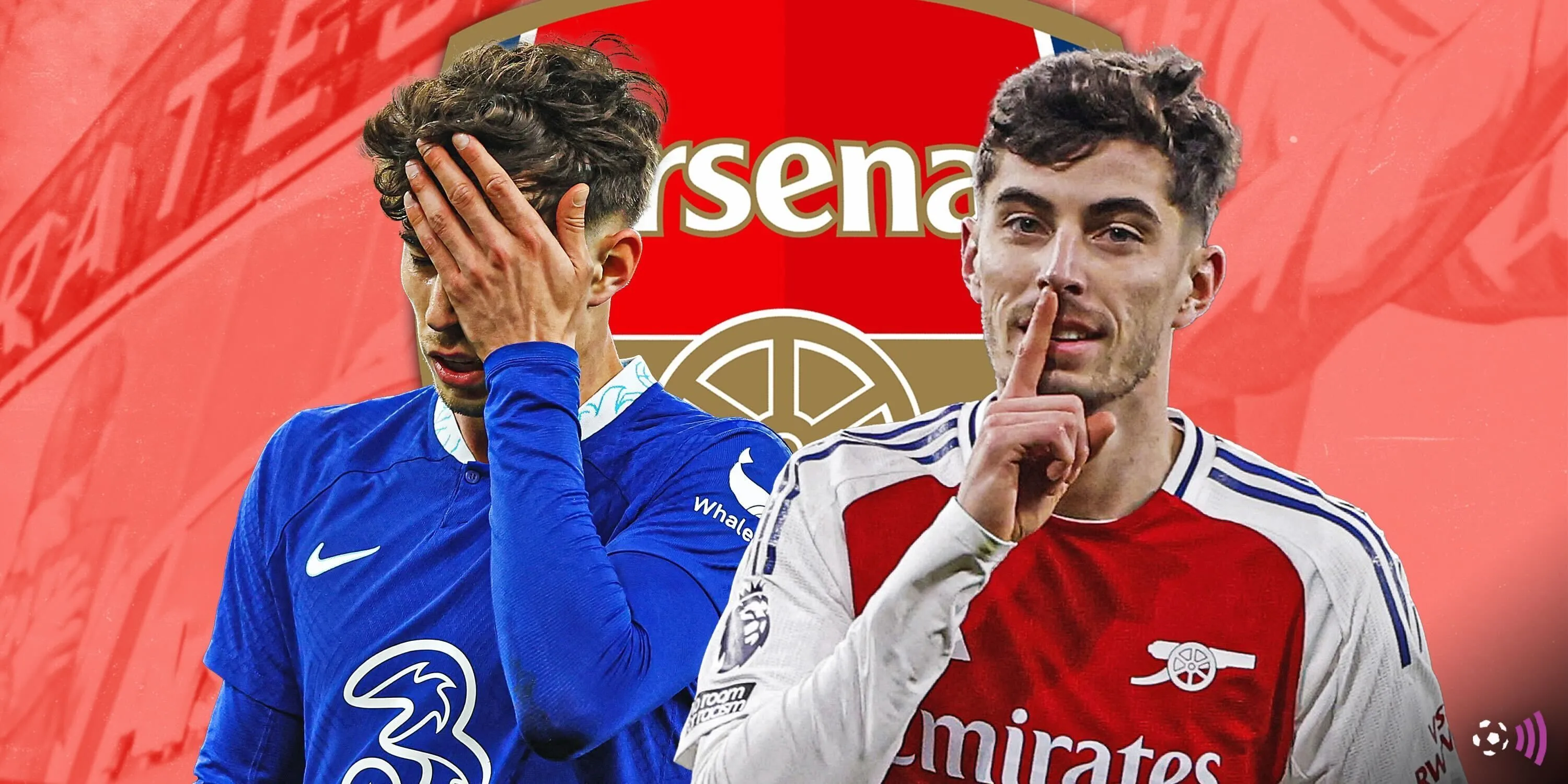 Tiền vệ Kai Havertz trong màu áo Arsenal, từng là bản hợp đồng từ Chelsea