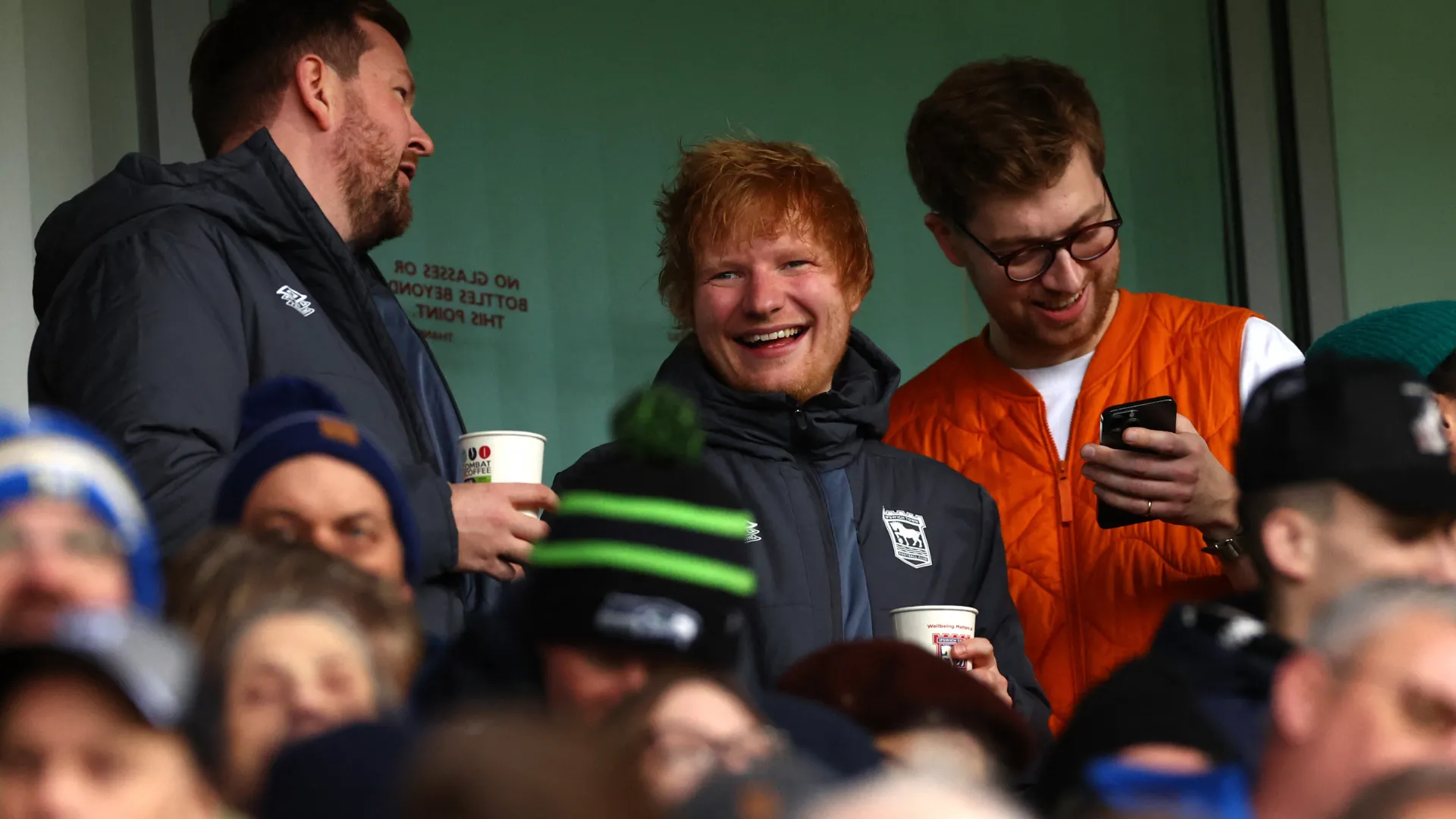 Ed Sheeran là fan của Ipswich Town