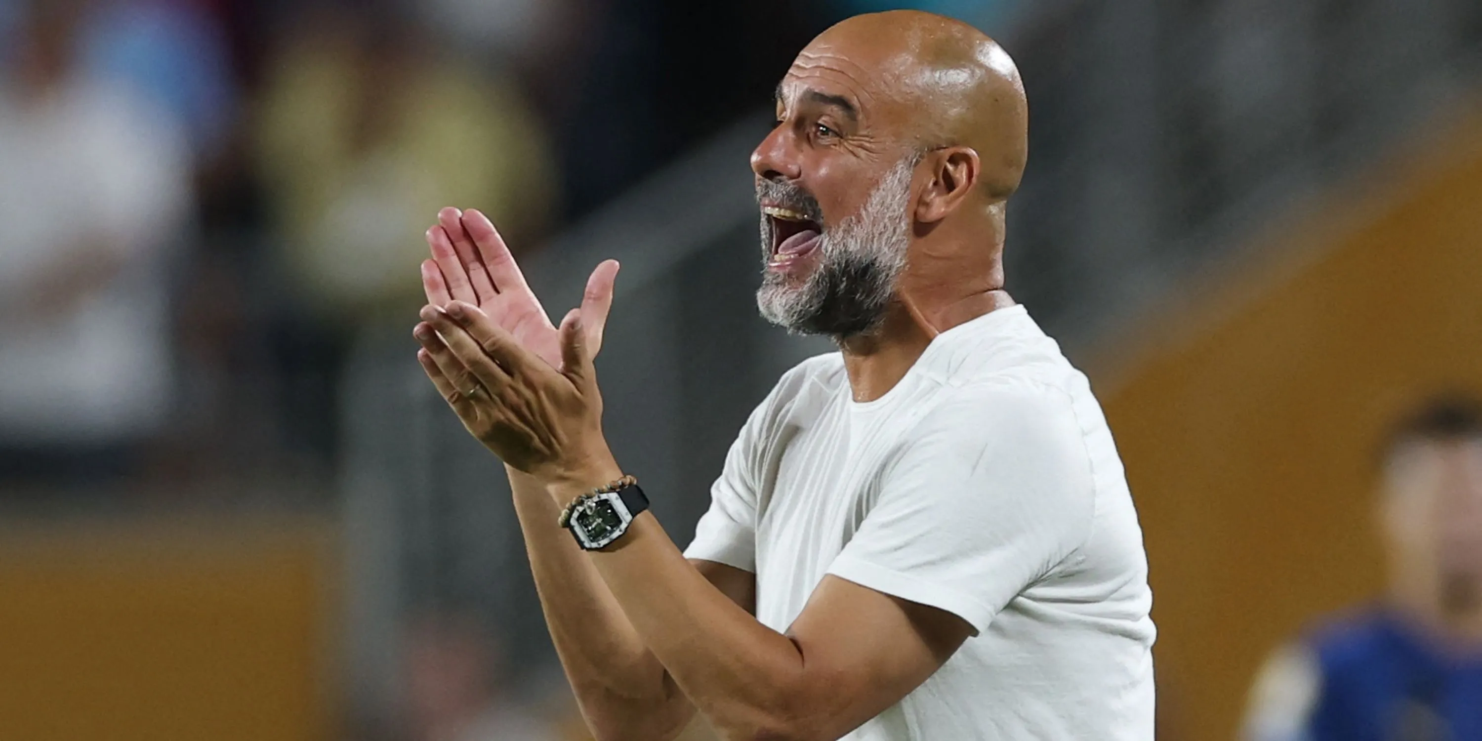 HLV Pep Guardiola theo dõi các diễn biến chuyển nhượng, định hình tương lai Man City