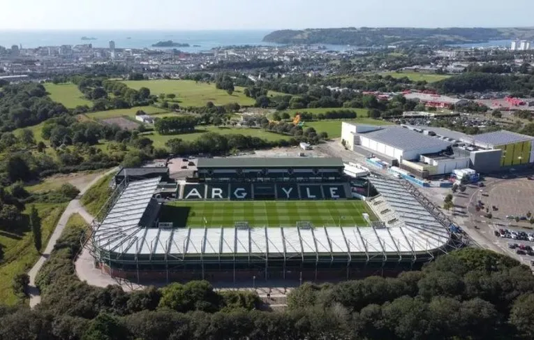 Home Park nhìn từ trên cao, kiến trúc hiện đại
