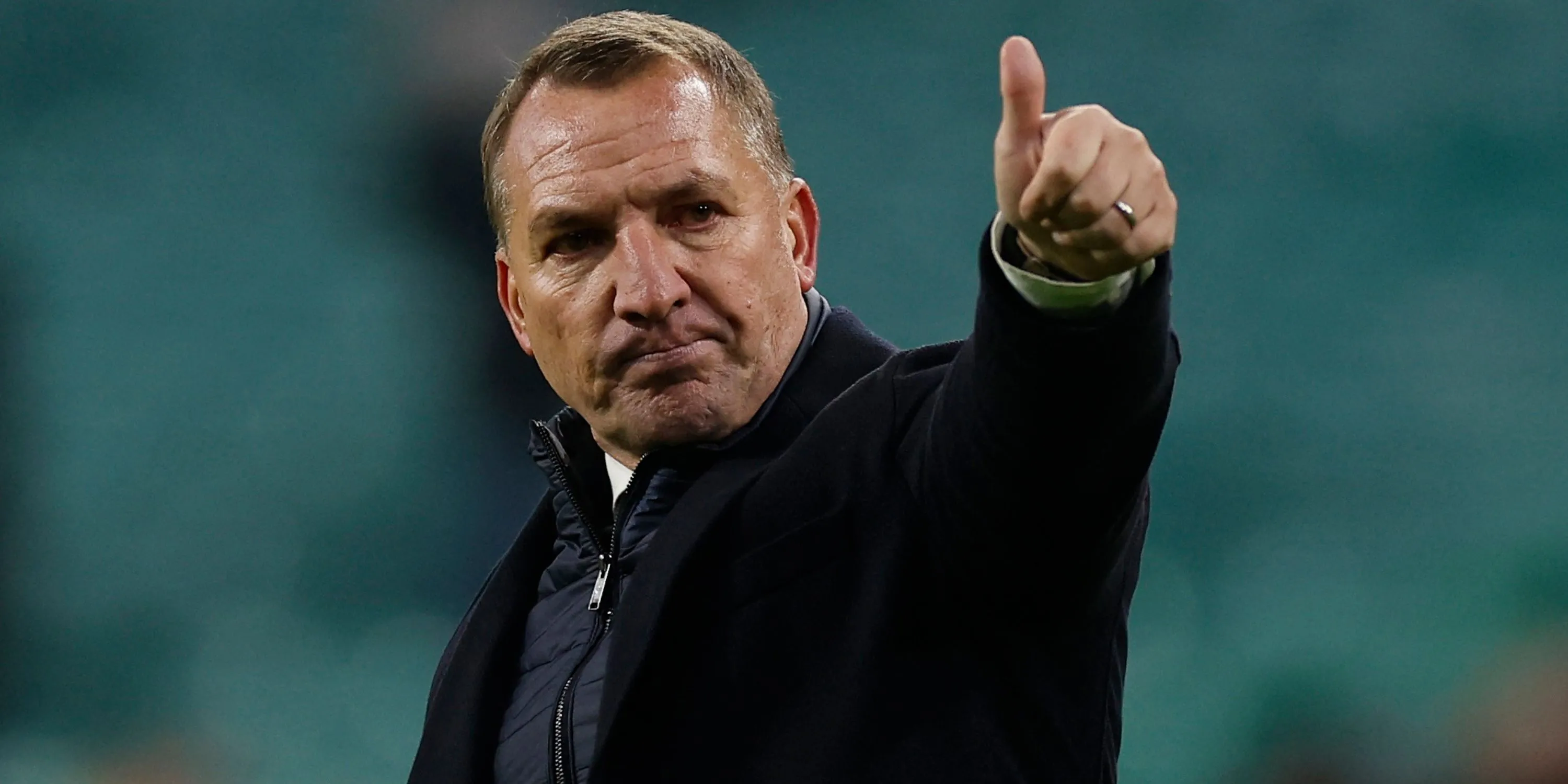 Huấn luyện viên Brendan Rodgers của Celtic trong cuộc họp báo.