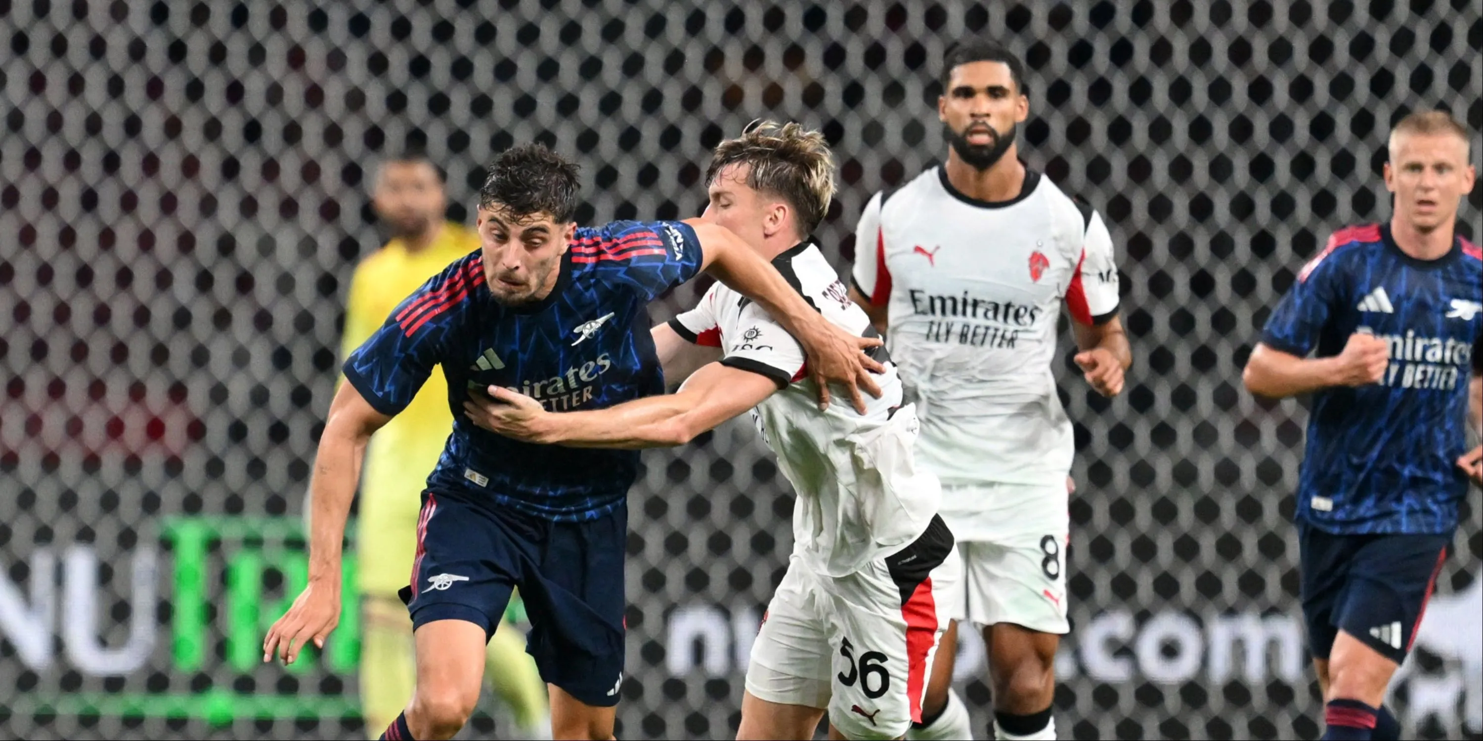 Kai Havertz thi đấu trong trận giao hữu tiền mùa giải của Arsenal
