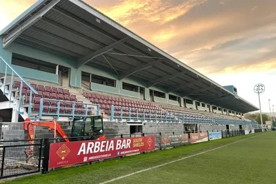 Khán đài chính Mariners Park, sân nhà của câu lạc bộ South Shields FC