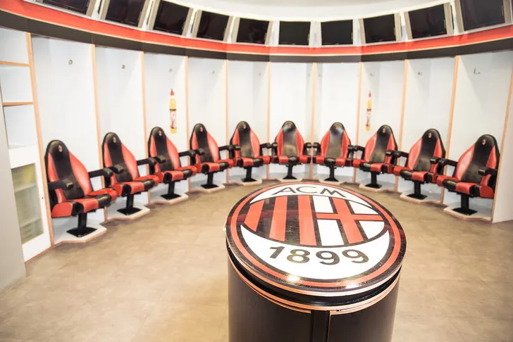 Không gian dịch vụ VIP sang trọng bên trong sân San Siro