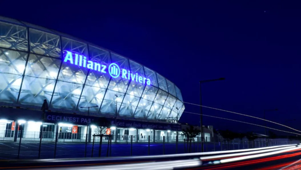 Không gian dịch vụ VIP sang trọng tại sân vận động Allianz Riviera