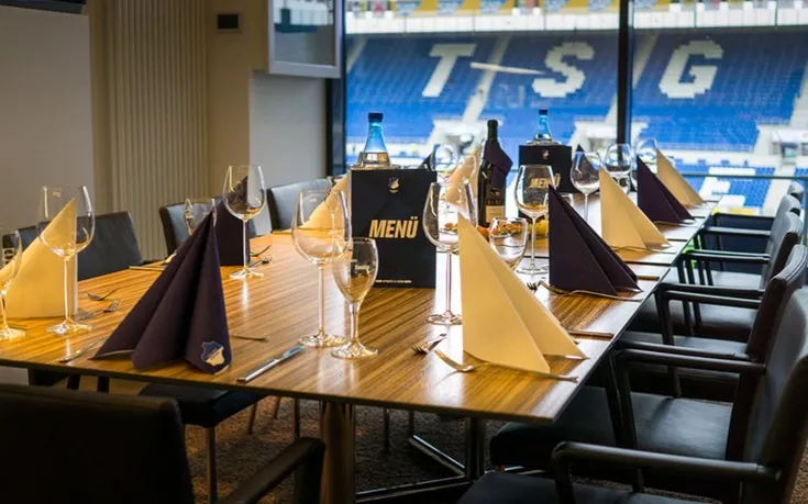 Khu vực Business Club cao cấp tại Rhein-Neckar-Arena