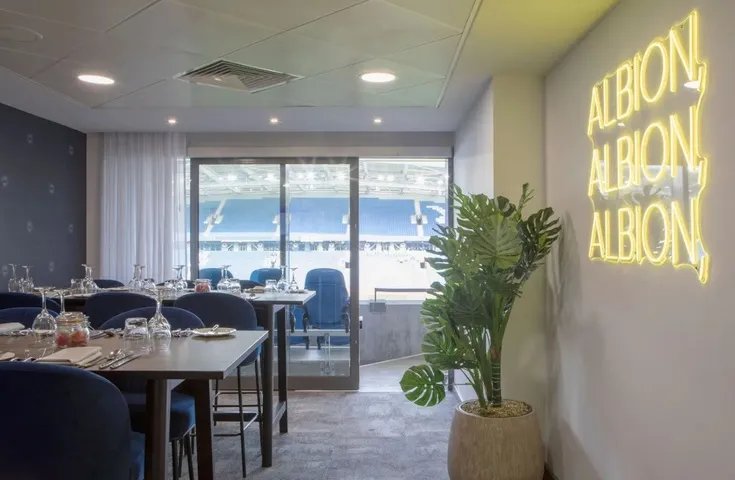 Khu vực Hospitality tại Falmer Stadium