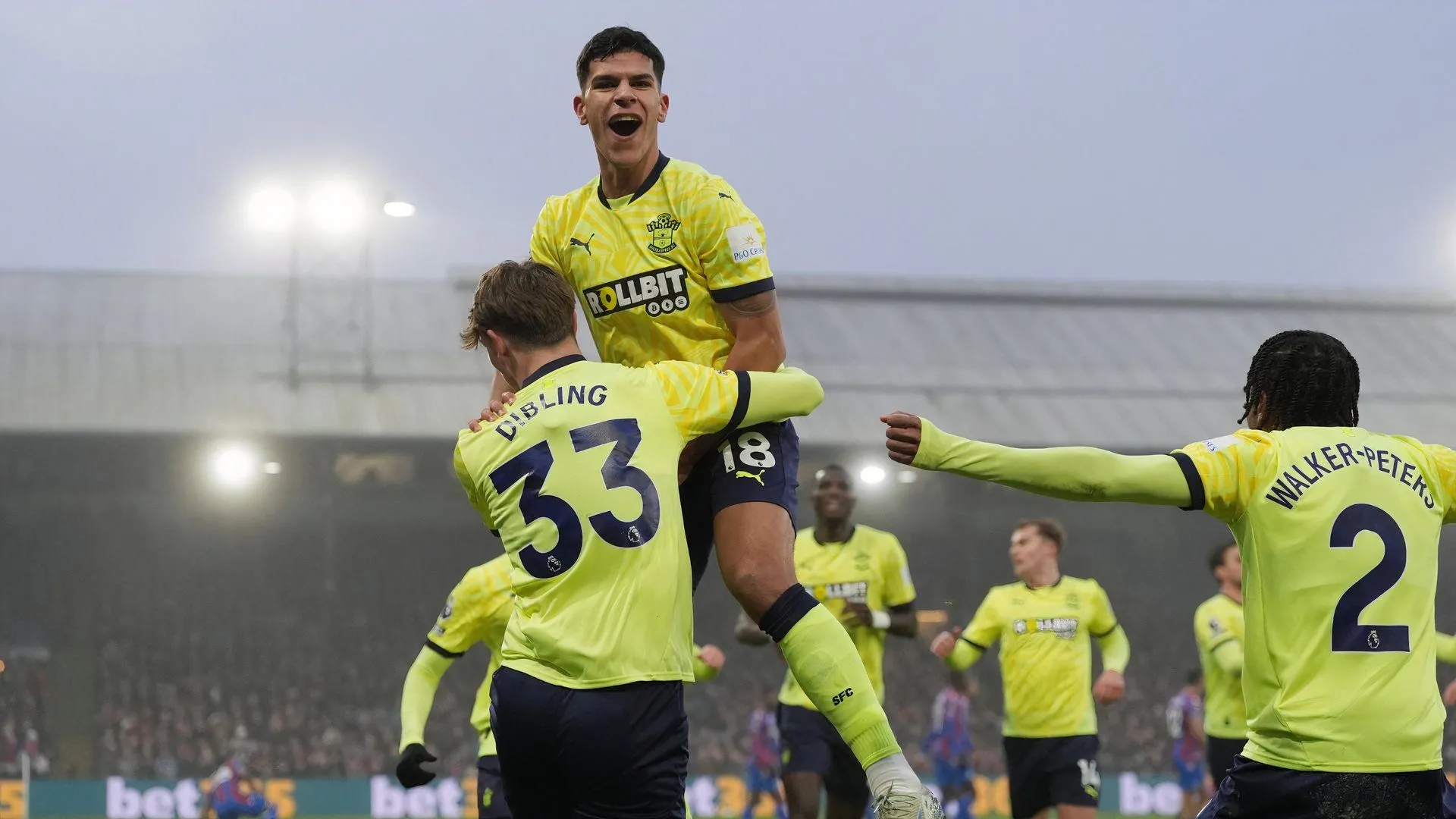 Khung cảnh tại Southampton, nơi cầu thủ trẻ Tyler Dibling đang thi đấu