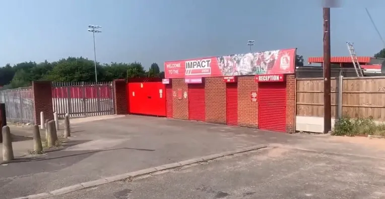 Lối vào sân Impact Arena