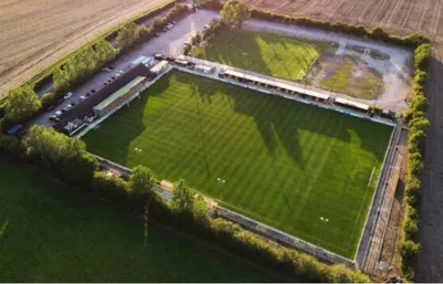 Sân New Windmill Ground của Leamington FC từ trên cao