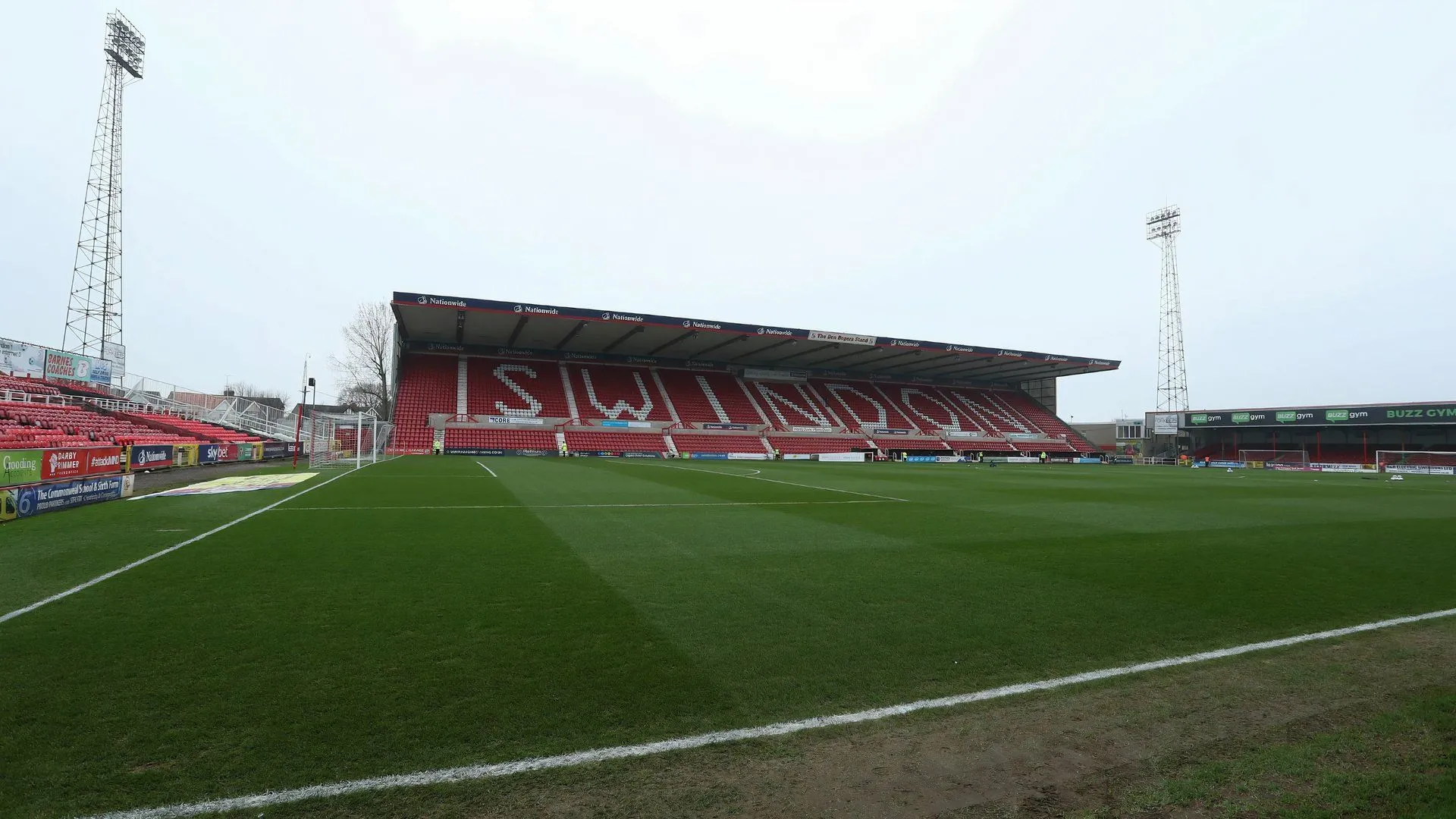 Sân vận động County Ground, sân nhà của câu lạc bộ Swindon Town nơi Botan Ameen đang thi đấu