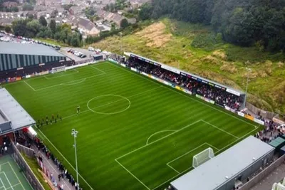 Sân vận động Flamingo Land Stadium, sân nhà của Scarborough Athletic FC.