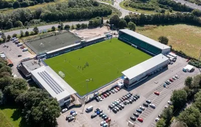 Sân vận động Silverlake của Eastleigh FC nhìn từ trên cao