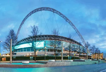 Sân vận động Wembley hoành tráng từ trên cao