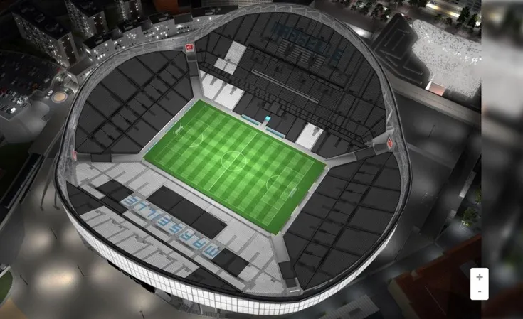 Sơ đồ chỗ ngồi chi tiết tại Stade Vélodrome, giúp khán giả dễ dàng định vị các khán đài.