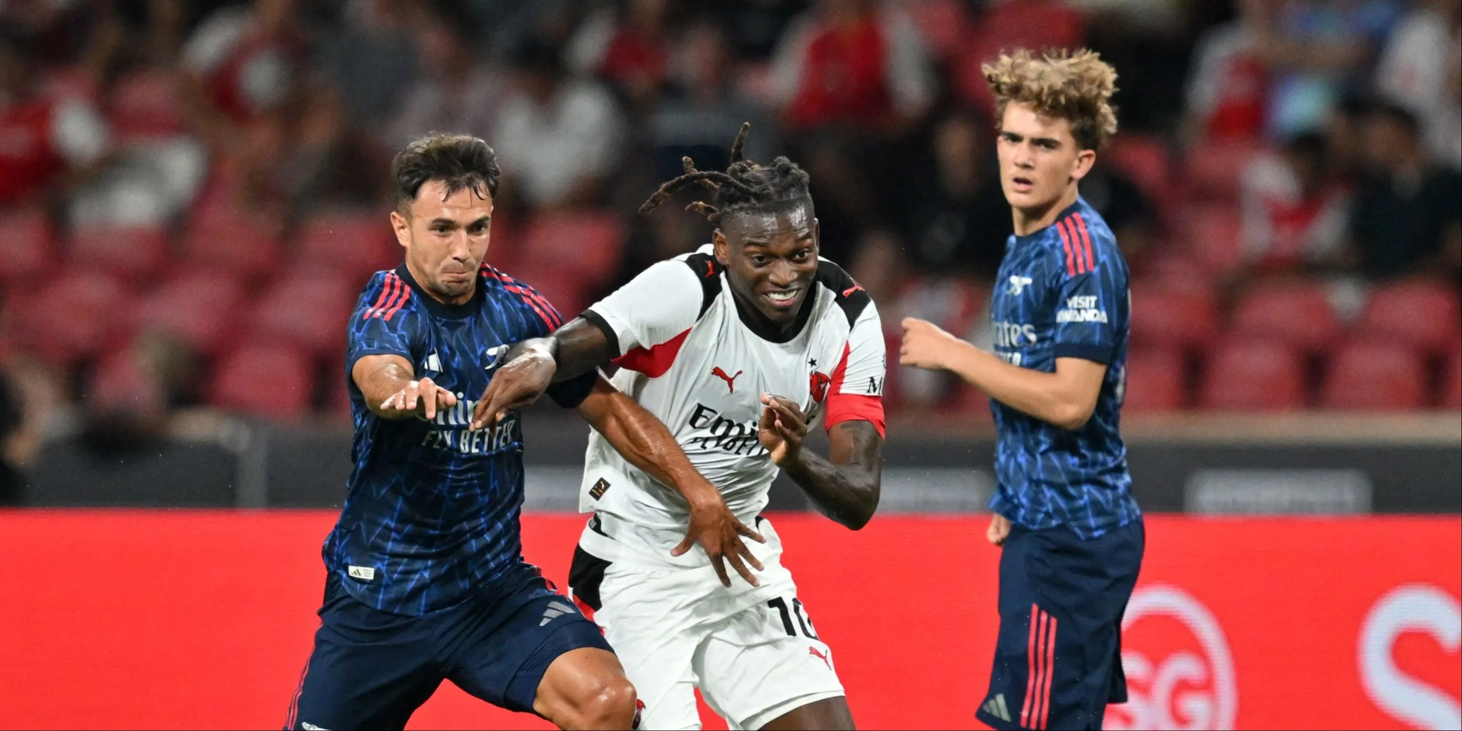 Tài năng trẻ Max Dowman của Arsenal đối đầu Rafael Leao của AC Milan