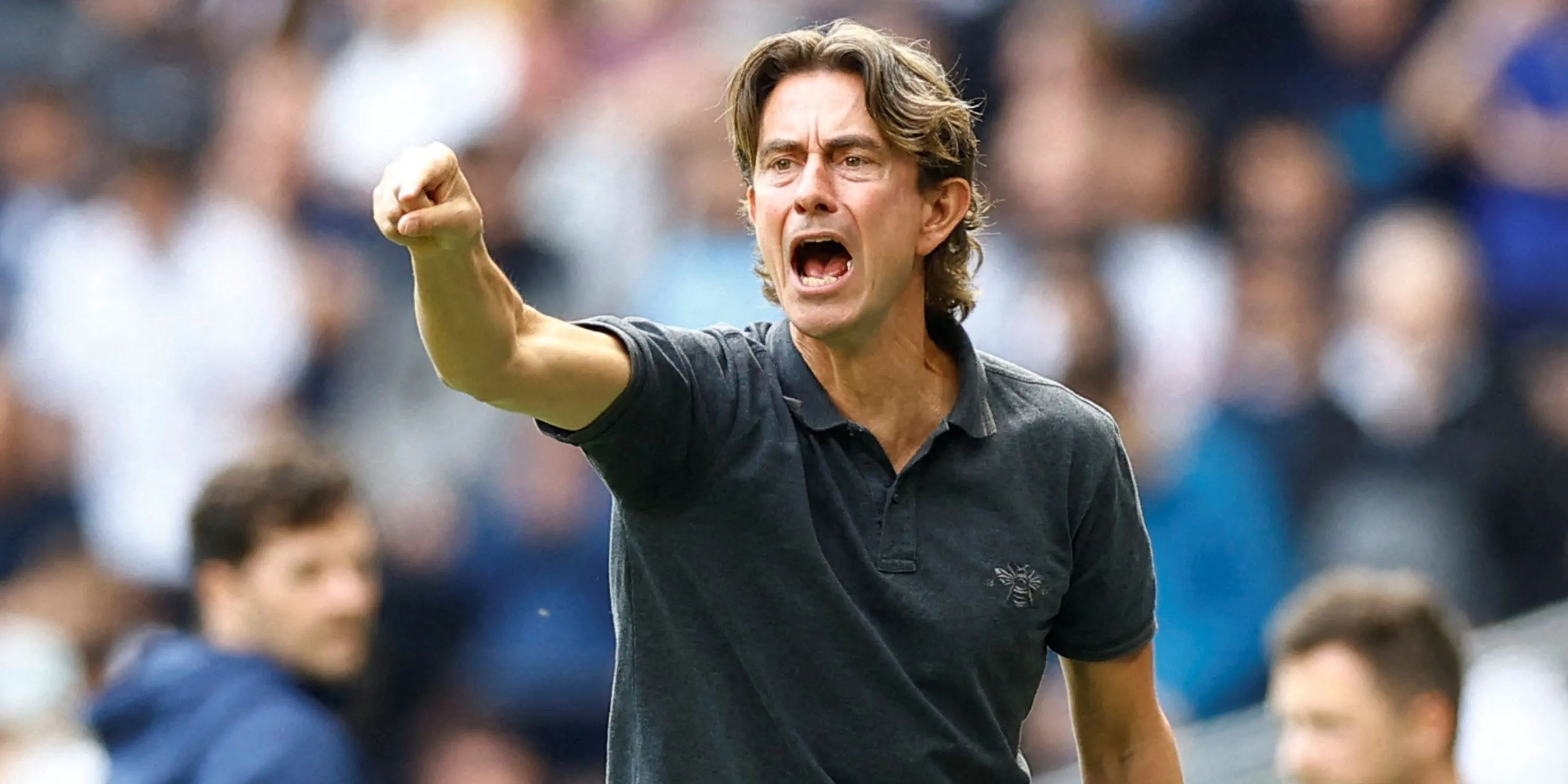 Thomas Frank trong buổi tập của Tottenham tại Premier League, chuẩn bị cho mùa giải mới.