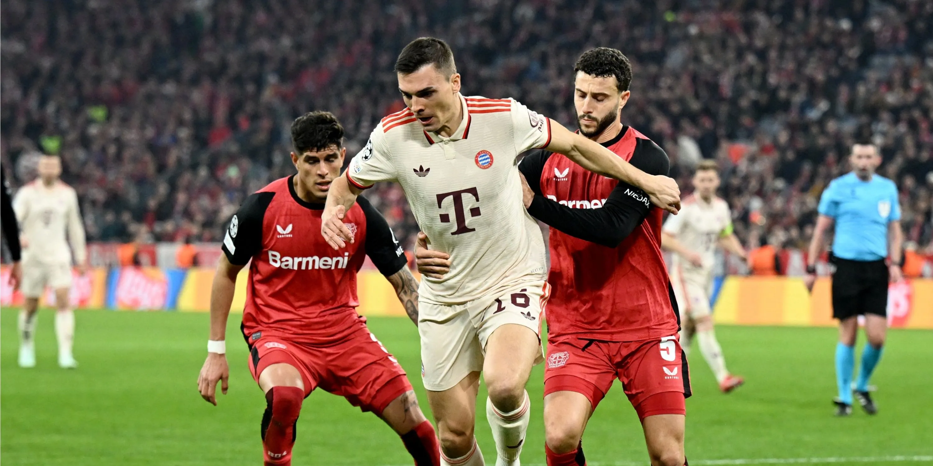 Tiền vệ Joao Palhinha trong màu áo Bayern Munich, mục tiêu chuyển nhượng của Tottenham.