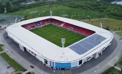 Toàn cảnh sân Eco-Power Stadium từ trên cao, sân nhà của Doncaster Rovers với kiến trúc hiện đại