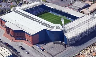 Toàn cảnh sân vận động The Hawthorns, sân nhà lịch sử của West Bromwich Albion từ trên cao
