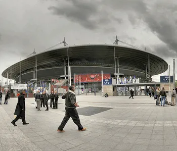Tổng quan sân vận động Stade de France từ trên cao
