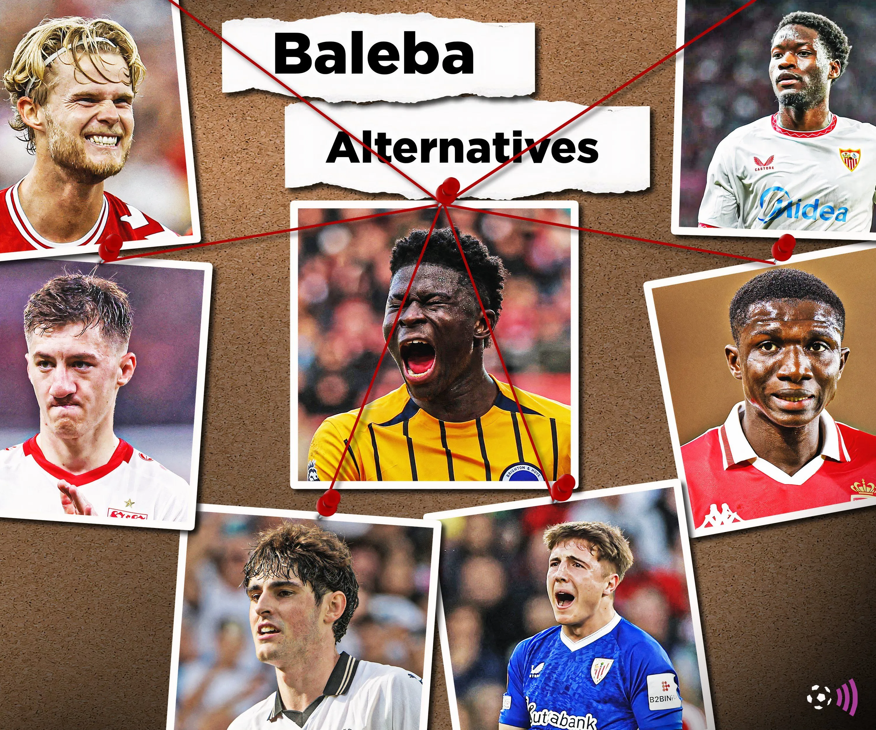 Các lựa chọn thay thế cho Carlos Baleba mà Man Utd đang xem xét