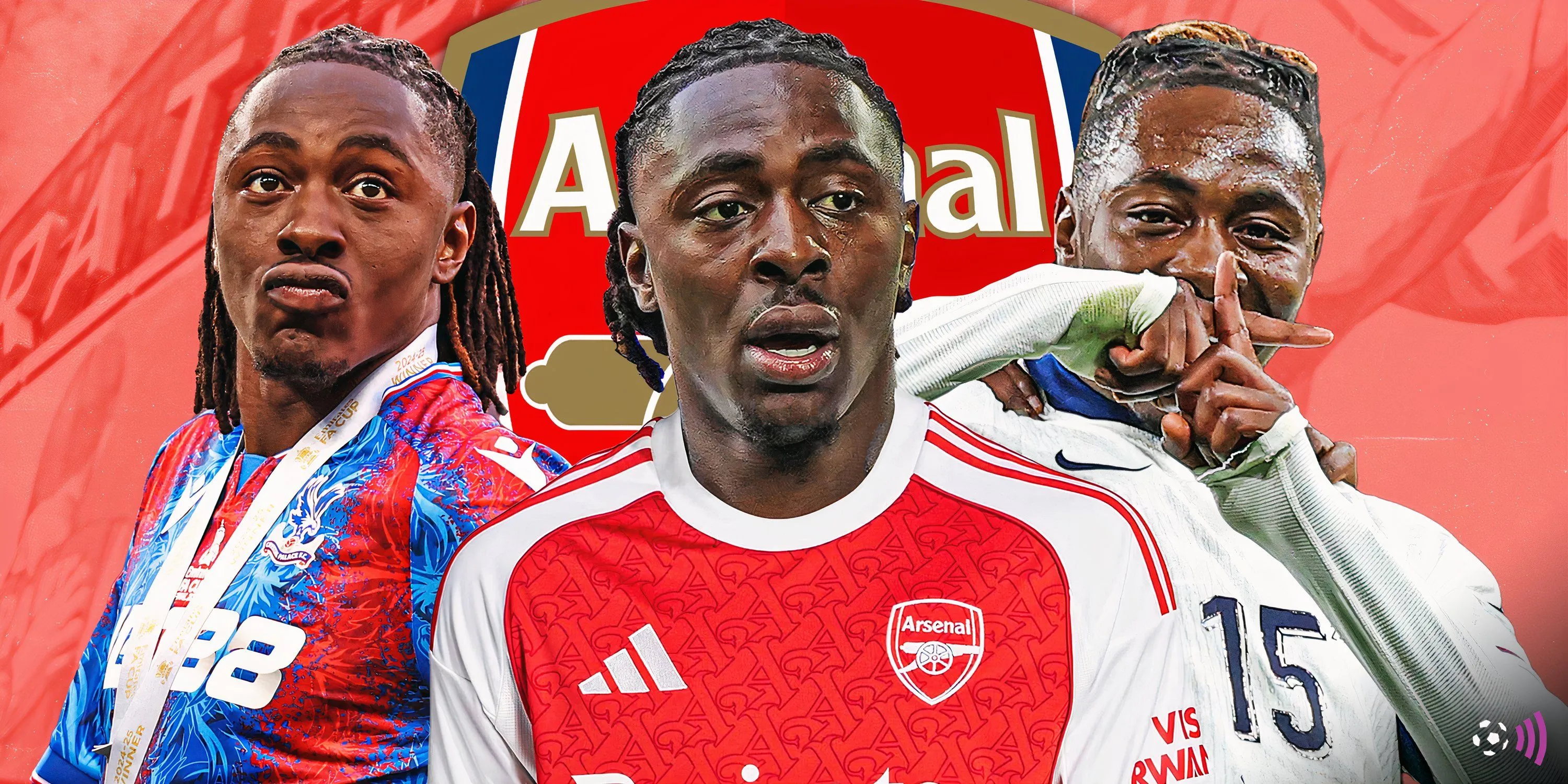 Eberechi Eze, tiền vệ tấn công tài năng của Crystal Palace, mục tiêu theo đuổi của Arsenal.