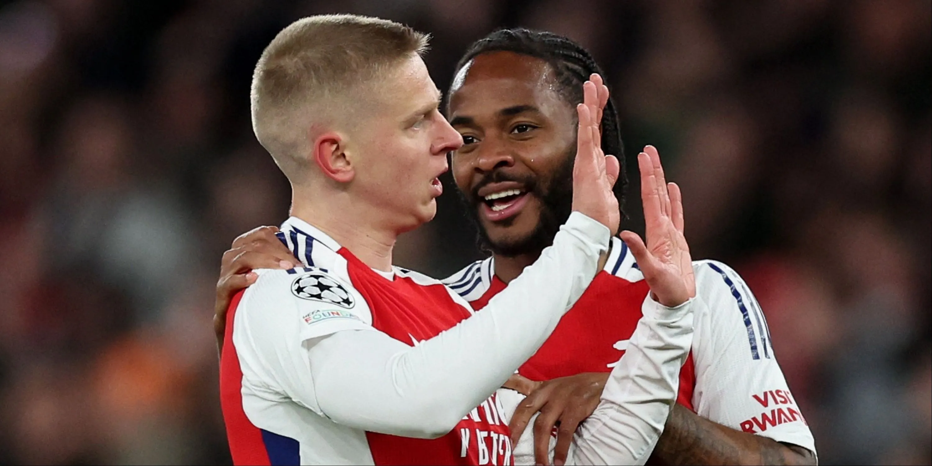 Oleksandr Zinchenko trong màu áo Arsenal