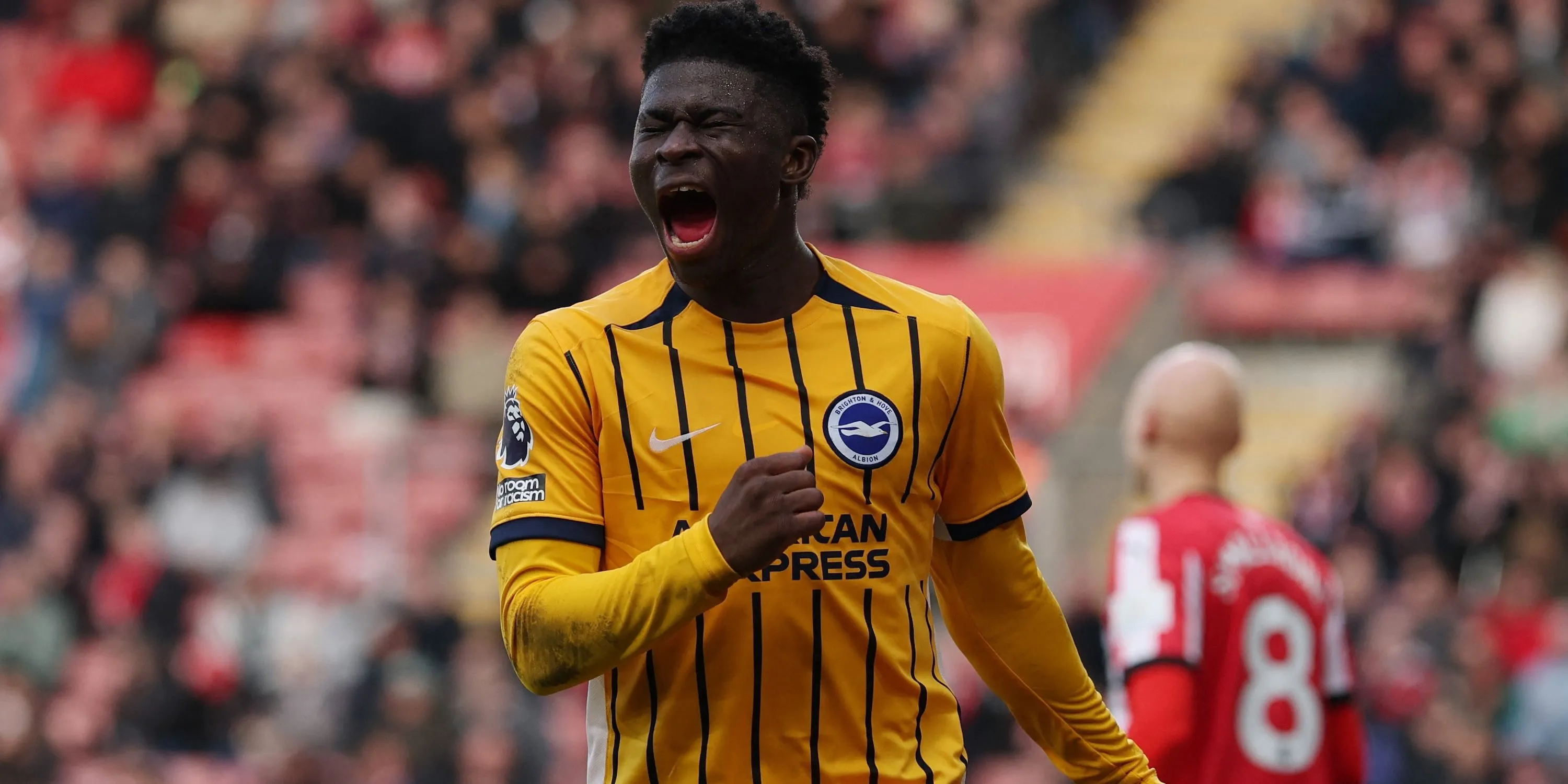 Tiền vệ Carlos Baleba của Brighton, mục tiêu chuyển nhượng của Manchester United