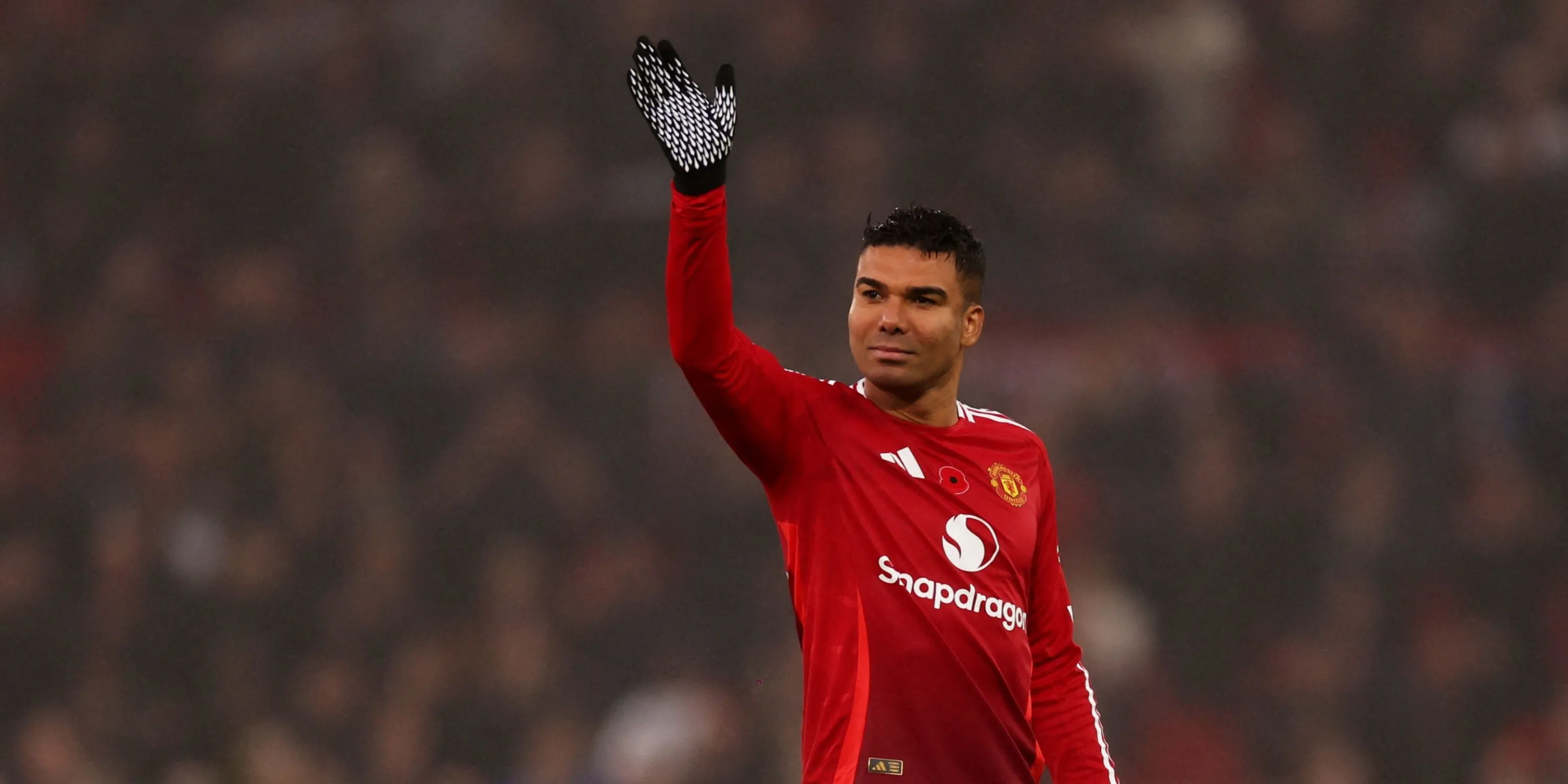 Casemiro của Man United trong trận đấu