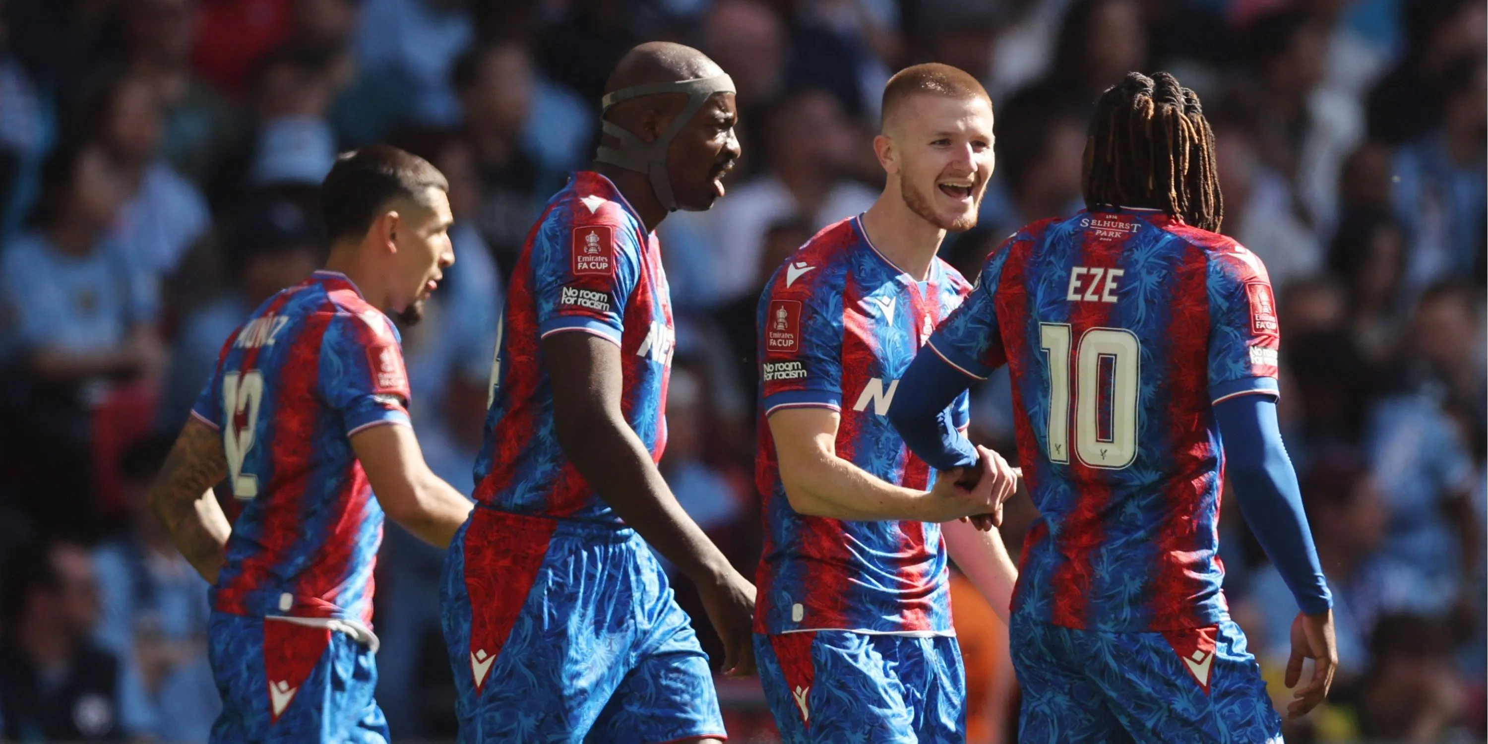 Jean-Philippe Mateta trong màu áo Crystal Palace, được Aston Villa quan tâm trên thị trường chuyển nhượng