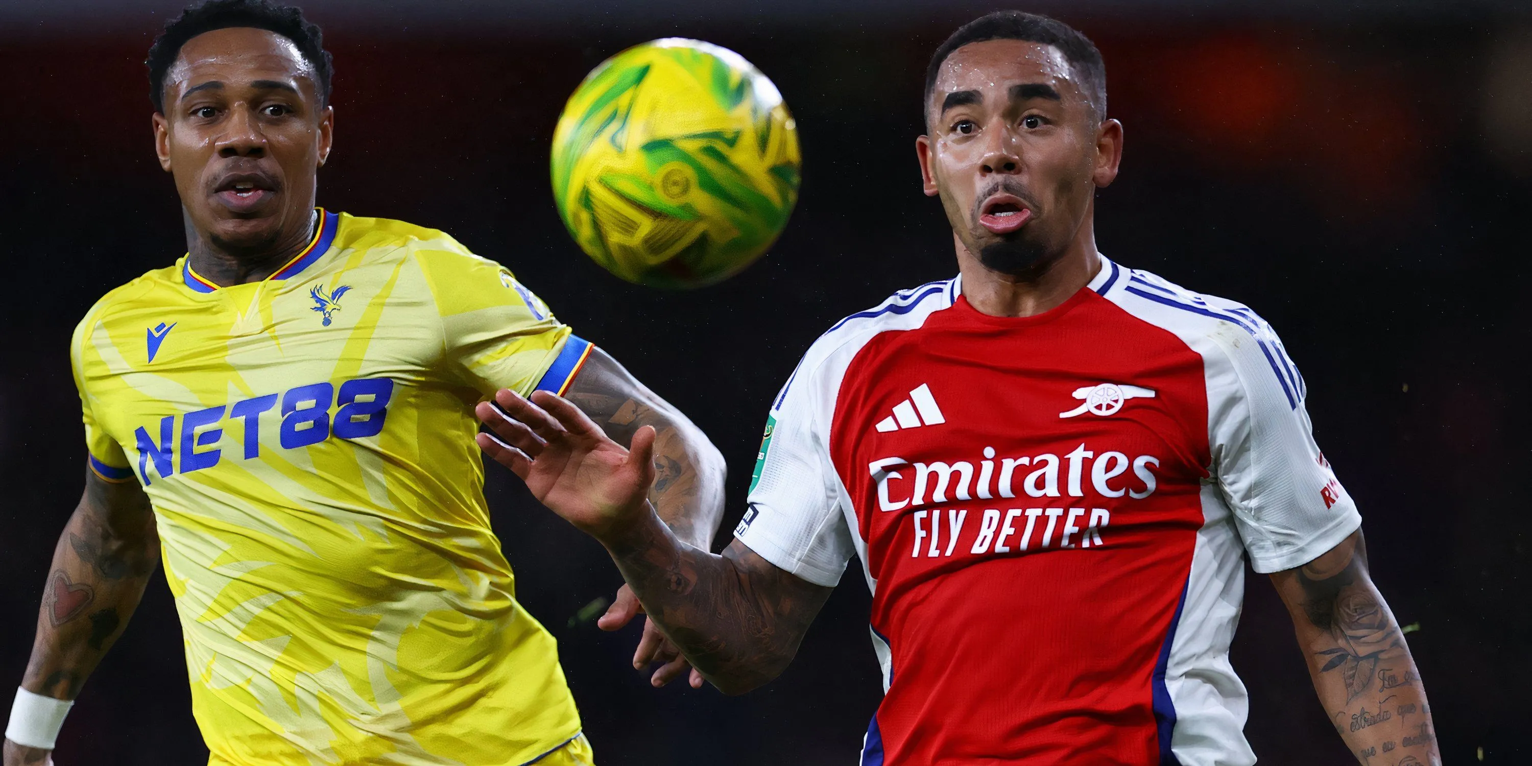 Tiền đạo Gabriel Jesus trong màu áo Arsenal, đối mặt tương lai bất định vì chấn thương nặng