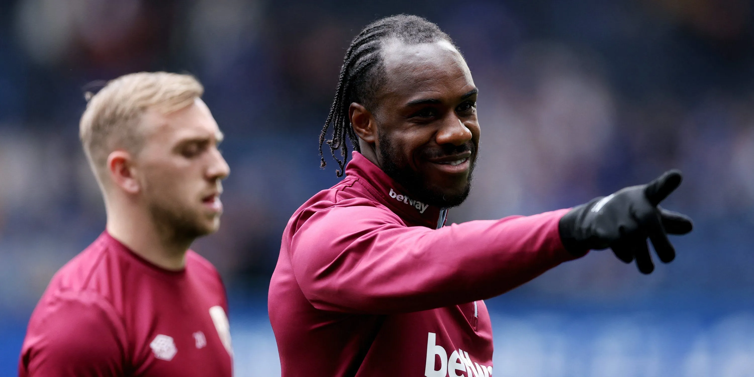 Tiền đạo Michail Antonio trong màu áo West Ham United