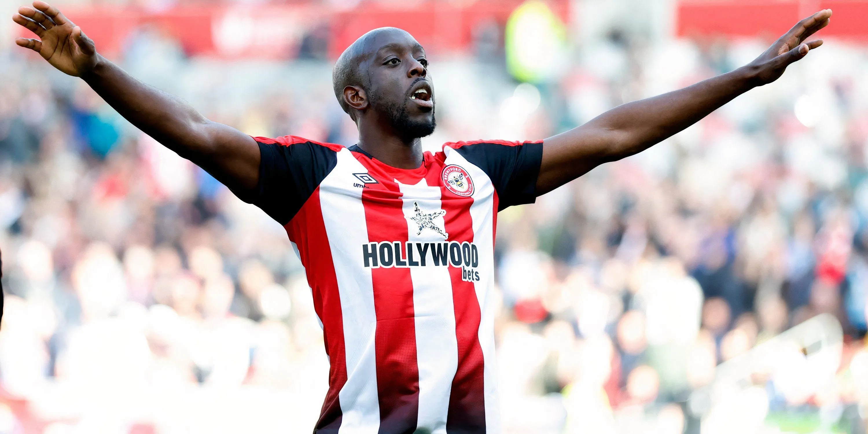 Tiền đạo Yoane Wissa của Brentford
