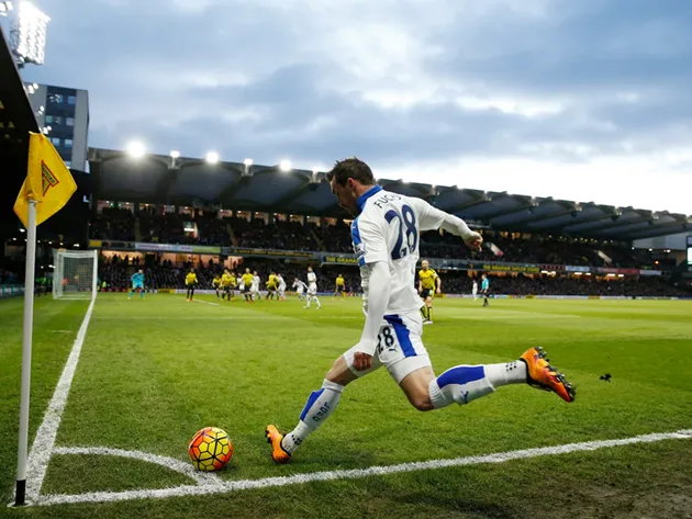 Cầu thủ chuẩn bị thực hiện đá phạt góc - tình huống tạo cơ hội ghi bàn từ góc sân